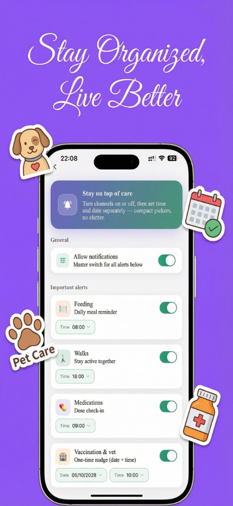 PetEra — Stay Organized, Live Better